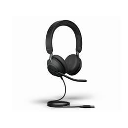 Jabra Evolve2 40 Μειωτής θορύβου καλωδιωμένο Ακουστικά Μικρόφωνο - Μαύρο