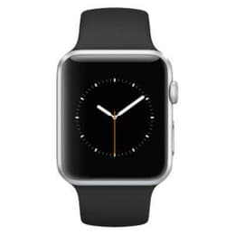 Apple Watch (Series 4) 2018 GPS + Cellular 44mm - Αλουμίνιο Ασημί - Αθλητισμός Μαύρο