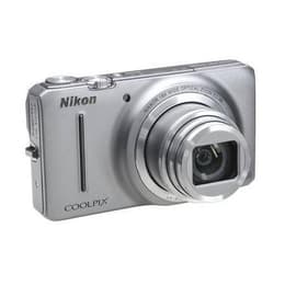 Συμπαγής Coolpix s9200 - Ασημί + Nikkor Nikkor 18X Wide Optical Zoom 25-450mm f/3.5-5.9 ED VR f/3.5-5.9