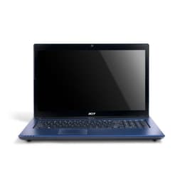Acer Aspire 7750G-2334G50 17" (2011) - Core i3-2330M - 6GB - HDD 500 Gb AZERTY - Γαλλικό
