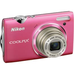 Συμπαγής Coolpix S5100 - Απαλό ροζ + Nikon Nikon Nikkor 5x Wide Optical Zoom VR 5,0-25,0mm f/2.7-6.6 f/2.7-6.6