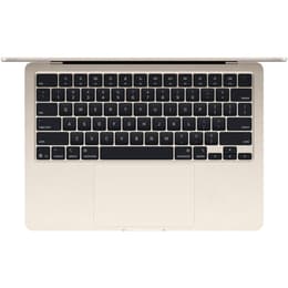 MacBook Air 13" (2025) - Apple M4 10‑core CPU καιGPU 8-Core - 16GB RAM - SSD 256GB - Πρότυπο - AZERTY - Γαλλικό