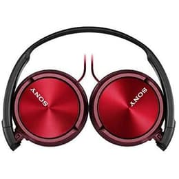 Sony MDR-ZX310R με καλώδιο Ακουστικά Μικρόφωνο - Μαύρο/Κόκκινο