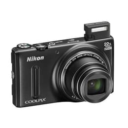 Nikon CoolPix S9600 - Μαύρο + Nikon Nikkor 22X Wide optical zoom 25-300mm f/3.4-6.3 ED VR
