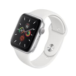 Apple Watch (Series 5) 2019 GPS + Cellular 40mm - Ανοξείδωτο ατσάλι Ασημί - Sport band Άσπρο