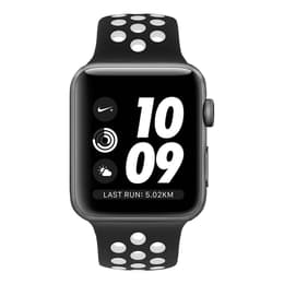 Apple Watch (Series 2) 2016 GPS 42mm - Αλουμίνιο Space Gray - Αθλητισμος Εμφανισεις Nike Μαύρο/Άσπρο