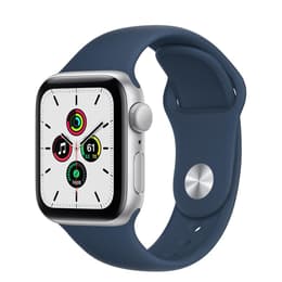 Apple Watch Series 6 (2020) GPS 40 mm - Αλουμίνιο Ασημί - Sport band Μπλε