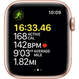 Apple Watch (Series SE) 2020 GPS 44mm - Αλουμίνιο Χρυσό - Sport band Αστροφεγγιά