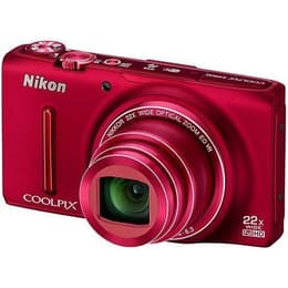 Συμπαγής CoolPix S9500 - Κόκκινο + Nikon Nikkor 22X Wide Optical Zoom ED VR 25-550mm f/3.4-6.3 f/3.4-6.3