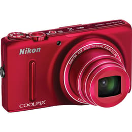 Συμπαγής CoolPix S9500 - Κόκκινο + Nikon Nikkor 22X Wide Optical Zoom ED VR 25-550mm f/3.4-6.3 f/3.4-6.3