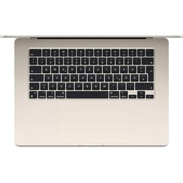 MacBook Air 15" (2024) - Apple M3 8‑core CPU καιGPU 10-Core - 8GB RAM - SSD 256GB - Πρότυπο - QWERTY - Ολλανδικό