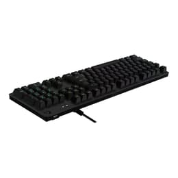 Logitech Πληκτρολόγιο AZERTY Γαλλικό Πληκτρολόγιο με φωτιζόμενα πλήκτρα G413 Carbone