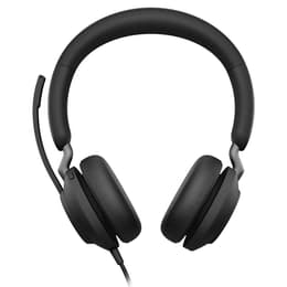 Jabra Evolve 2 40 καλωδιωμένο Ακουστικά Μικρόφωνο - Μαύρο