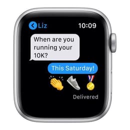 Apple Watch Series 6 (2020) GPS + Cellular 44 mm - Ανοξείδωτο ατσάλι Ασημί