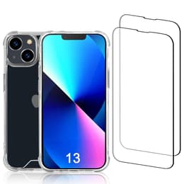 Προστατευτικό iPhone 13 2 οθόνης - Ανακυκλωμένο πλαστικό - Διαφανές