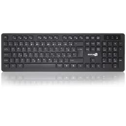 Simpletek Πληκτρολόγιο QWERTZ Ασύρματο M&K RUMENO Kit Mouse and Keyboard