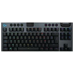 Logitech Πληκτρολόγιο AZERTY Γαλλικό Ασύρματο Πληκτρολόγιο με φωτιζόμενα πλήκτρα G915 TKL