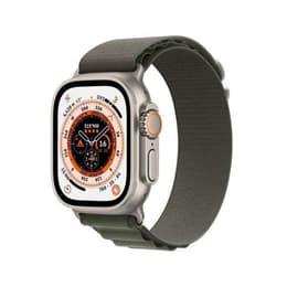 Apple Watch (Ultra) 2022 GPS + Cellular 49mm - Τιτάνιο Γκρι - Sport band Μαύρο