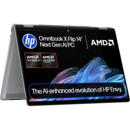 HP OmniBook X Flip 14" (2024) - Ryzen AI 7 350 - 32GB - SSD 1 tb QWERTY - Αγγλικά