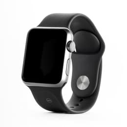 Apple Watch (Series 1) 42mm - Αλουμίνιο Ασημί - Αθλητισμός Μαύρο