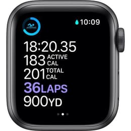 Apple Watch Series 6 (2020) GPS 44 mm - Αλουμίνιο Space Gray - Sport band Μαύρο