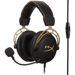 Hyperx Cloud Alpha Μειωτής θορύβου gaming με καλώδιο Ακουστικά Μικρόφωνο - Μαύρο/Χρυσό