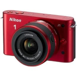 Υβριδική 1 J1 - Κόκκινο + Nikon Nikkor 1 VR 27-81mm f/3.5-5.6 f/3.5-5.6