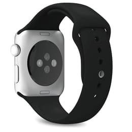 Apple Watch Series SE 1 (2020) GPS 40 mm - Αλουμίνιο Ασημί - Sport band Μαύρο