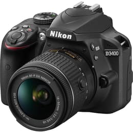 Reflex D3400 - Μαύρο + Nikon AF-P DX Nikkor 18-55mm f/3.5-5.6 G f/3.5-5.6