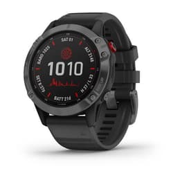 Garmin Ρολόγια Fēnix 6 Pro Solar Edition Παρακολούθηση καρδιακού ρυθμού GPS - Μαύρο