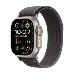 Apple Watch (Ultra) 2023 GPS + Cellular 49mm - Τιτάνιο Γκρι - Βρόχος μονοπατιών Μαύρο