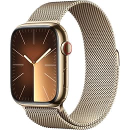 Apple Watch Series 9 (2023) GPS + Cellular 41 mm - Ανοξείδωτο ατσάλι Χρυσό - Milanese loop Χρυσό