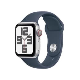 Apple Watch Series SE 2 (2022) GPS + Cellular 40 mm - Αλουμίνιο Ασημί - Sport band Μπλε
