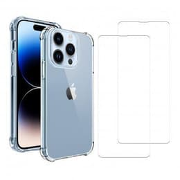 Προστατευτικό iPhone 14 Pro 2 οθόνης - TPU - Διαφανές