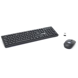 Simpletek Πληκτρολόγιο QWERTY Αγγλικά Ασύρματο M&K INGLESE UK Kit Mouse and Keyboard