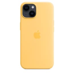 Apple Θήκη από σιλικόνη iPhone 14 Plus - Magsafe - Σιλικόνη Κίτρινο