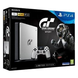 PlayStation 4 Slim 1000GB - Άσπρο - Περιορισμένη έκδοση Gran Turismo Sport