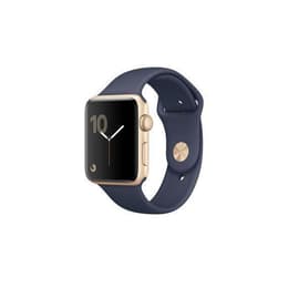 Apple Watch (Series 2) 42mm - Αλουμίνιο Χρυσό - Αθλητισμός Σκούρο μπλε