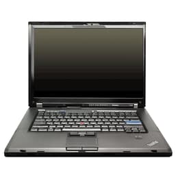 Lenovo ThinkPad T500 15" (2009) - Core 2 Duo T9600 - 4GB - SSD 128 Gb AZERTY - Γαλλικό