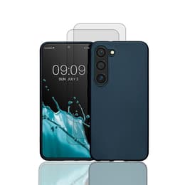 Προστατευτικό Galaxy S23+ 2 οθόνης - Σιλικόνη - Μπλε