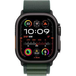 Apple Watch Ultra 2 (2024) GPS + Cellular 49 mm - Τιτάνιο Μαύρο - Αλπικός βρόχος Πράσινο