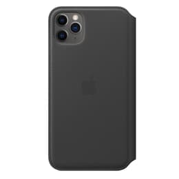 Apple Προστατευτικό Folio iPhone 11 Pro Max - Δέρμα Μαύρο