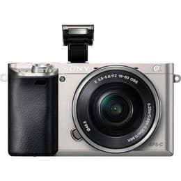 Κάμερα Mirrorless Sony Alpha ILCE 6000 - Gris/Μάυρο + Φωτογραφικός φακός Sony E PZ 16-50 mm f/3.5-5.6 OSS