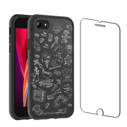 Back Market Προστατευτικό iPhone SE (2020/2022) και προστατευτική οθόνη - Ανακυκλωμένο πλαστικό - Μαύρο & Άσπρο