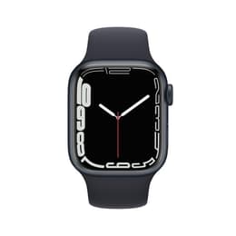 Apple Watch Series 7 (2021) GPS 41 mm - Αλουμίνιο Midnight - Sport band Μαύρο