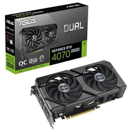 Asus NVIDIA GeForce RTX 4070 SUPER 12GB GDDR6X DUAL OC EVO Κάρτα Γραφικών