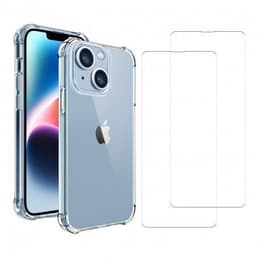 Προστατευτικό iPhone 14 2 οθόνης - TPU - Διαφανές