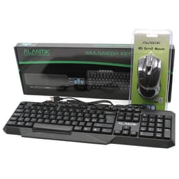 Alantik Πληκτρολόγιο QWERTY Ιταλικά KBALM2 Kit Mouse and Keyboard