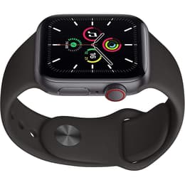 Apple Watch Series SE 1 (2020) GPS + Cellular 44 mm - Αλουμίνιο Space Gray - Sport band Μαύρο