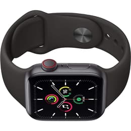 Apple Watch Series SE 1 (2020) GPS + Cellular 44 mm - Αλουμίνιο Space Gray - Sport band Μαύρο
